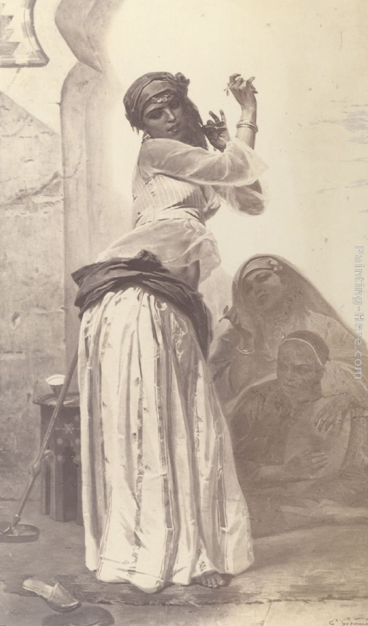 Une danseuse de Cairo painting - Eugene Pierre Francois Giraud Une danseuse de Cairo art painting